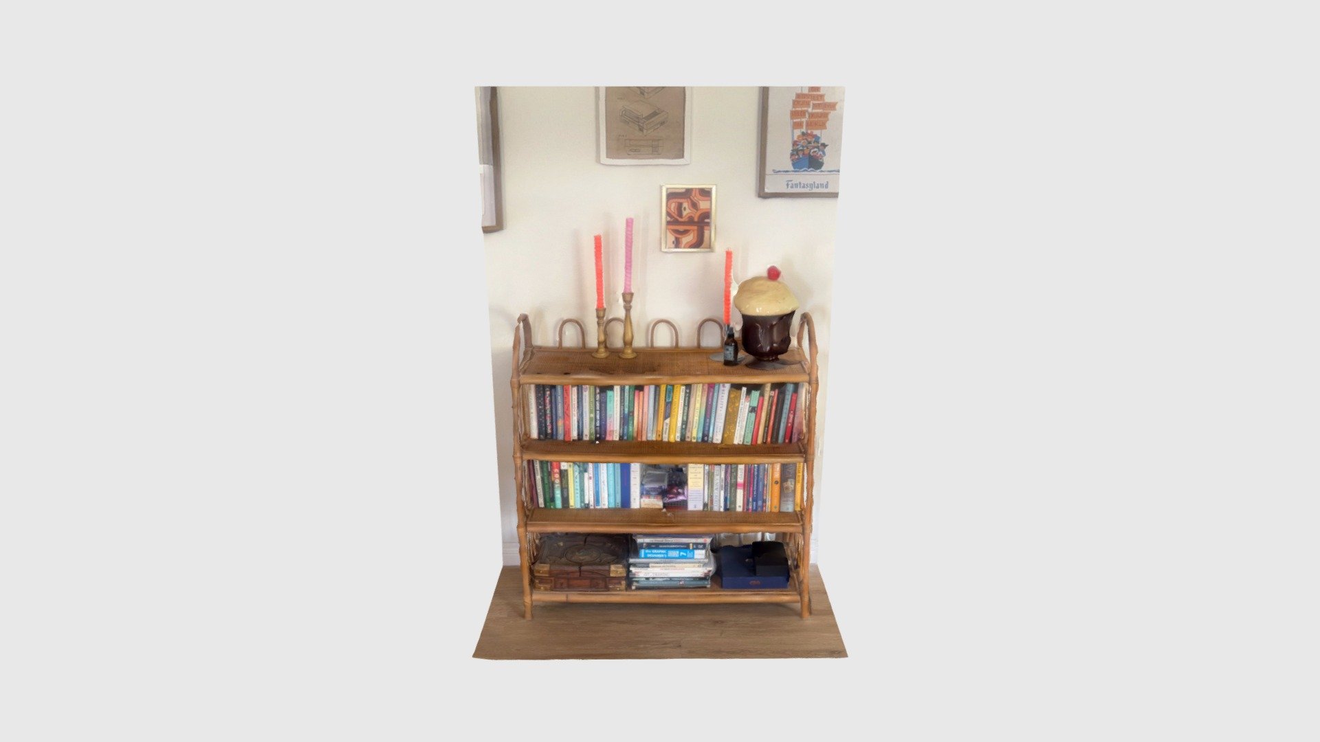 Bookshelf - Download Free 3D model by richellebanas [7fce5f1] - Sketchfab