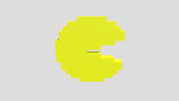 Pac-Man 3D Model