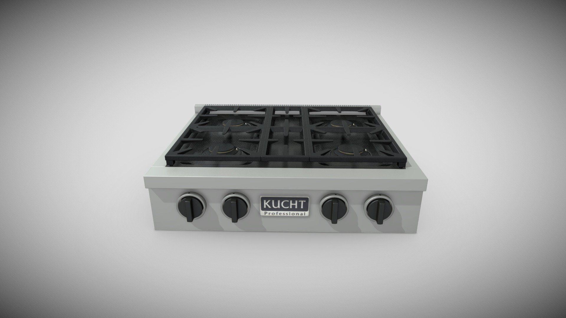 Kucht Range Top With Sealed Burners Buy Royalty Free 3D model by