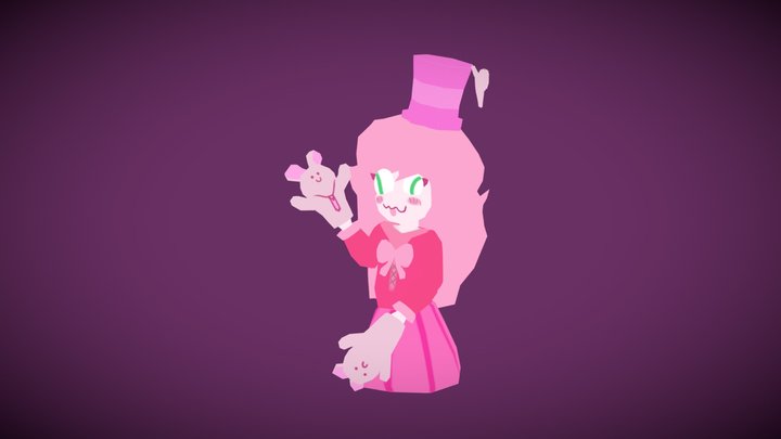 Nuwu - Low Poly Character 3D Model