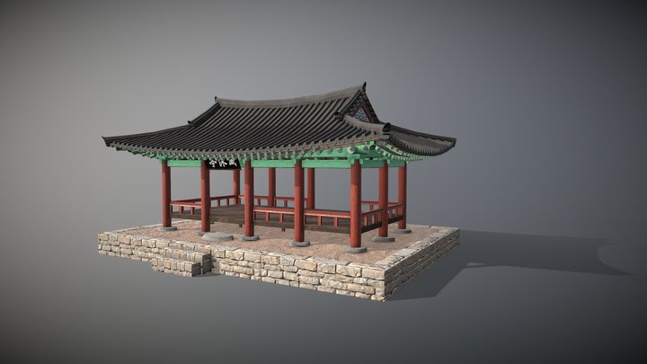 Pungyeongjeong Pavilion 3D Model