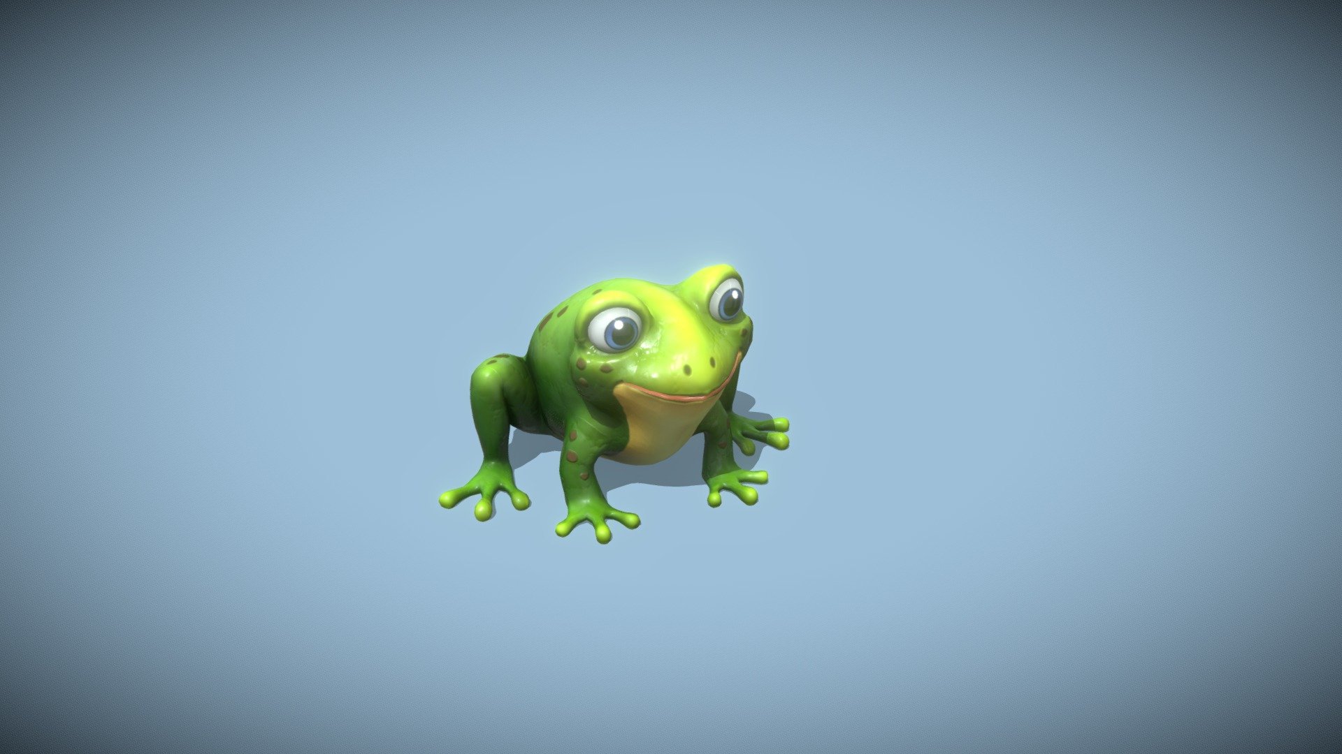 Cartoon Frog Animated 3D Model - Buy Royalty Free 3D model by 3DDisco  (@3DDisco) [7fd0fd7]