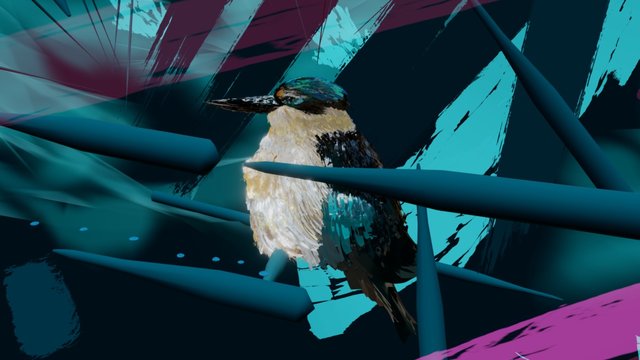 Eggs And Kingfisher 3D Model
