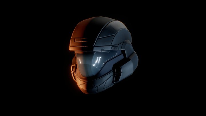 ODST Helmet 3D Model