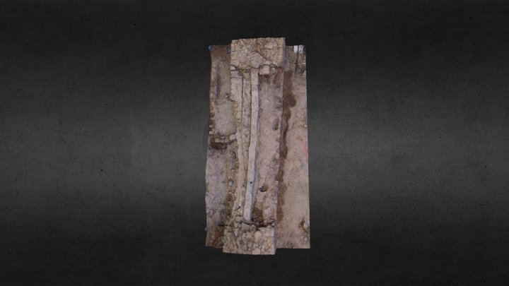 1st Layer Kabri Aqueduct  3D Model