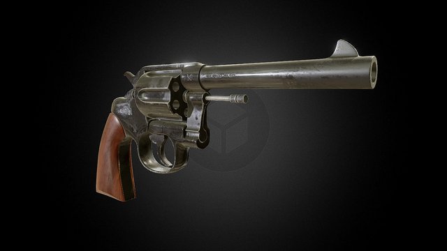 Revolver 3D Model