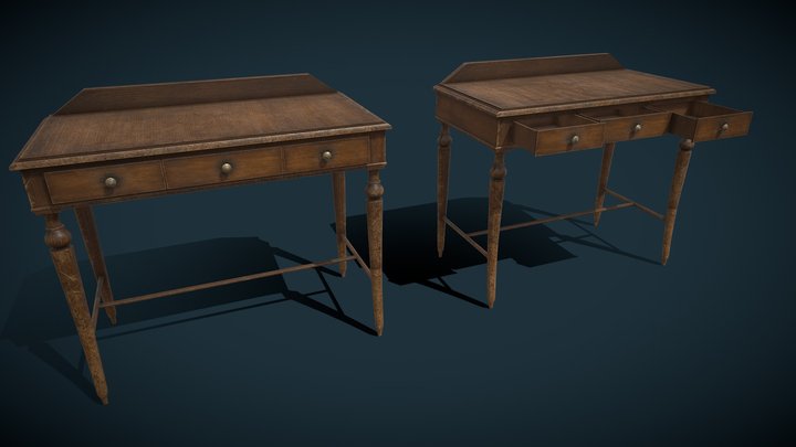 Desks_table_20_MB – Modello 3D gratuito STL