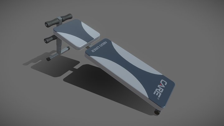 Скамья для пресса Care Fitness Abdo Liner. – Free 3D Model STL