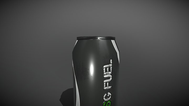 SteamGamers Soda Can 3D Model