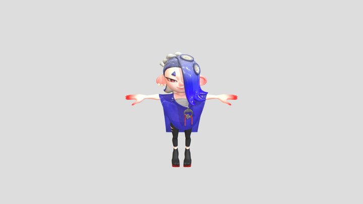 Nintendo Switch - Splatoon 3 - Shiver 3D Model