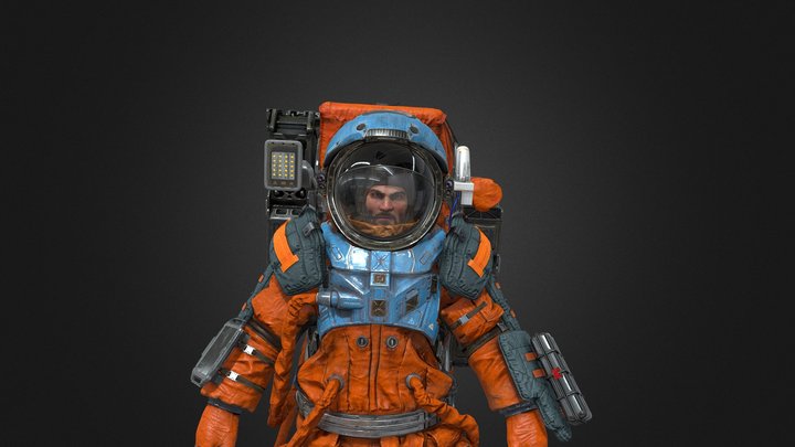 Mercenary Astronaut 3D Model