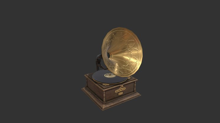 gramophone – Modelo 3D gratuito STL