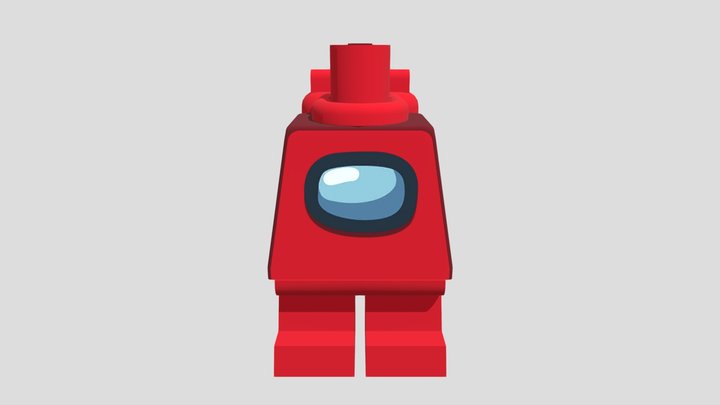 lego among us character 3D Model