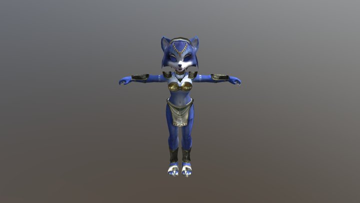 Krystal - Star Fox Adventures 3D Model