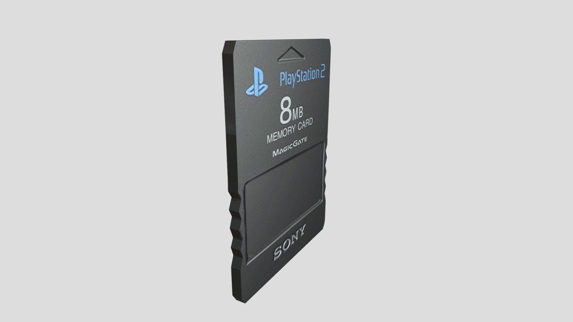 Memory Card Playstation 2 32MB SONY, 3D CAD Model Library