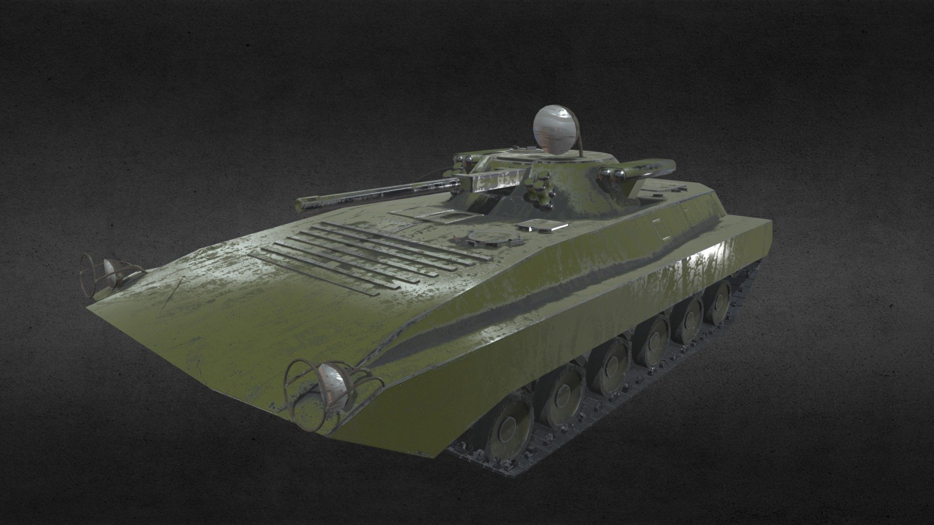 Bmp 2 Infantry fighting vehicle - 3D model by Seedd (@seedd_sleyer ...