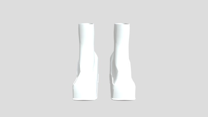 Modern boots 3D Model