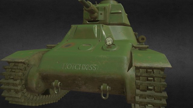 Hotchkiss H35 3D Model