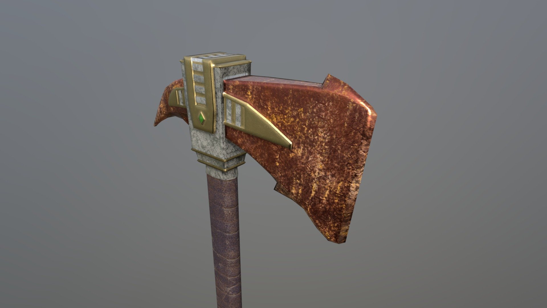 Axe Orichalcum Buy Royalty Free 3d Model By Arigasoft 7fd54ad Sketchfab Store 