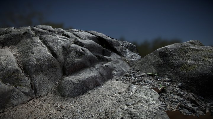 Photogrammetry Rocks 3D Model