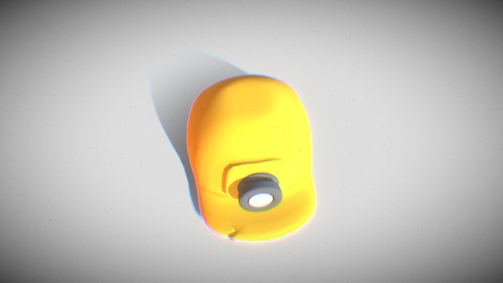 Light Hat for a gorilla tag fan game 3D Model
