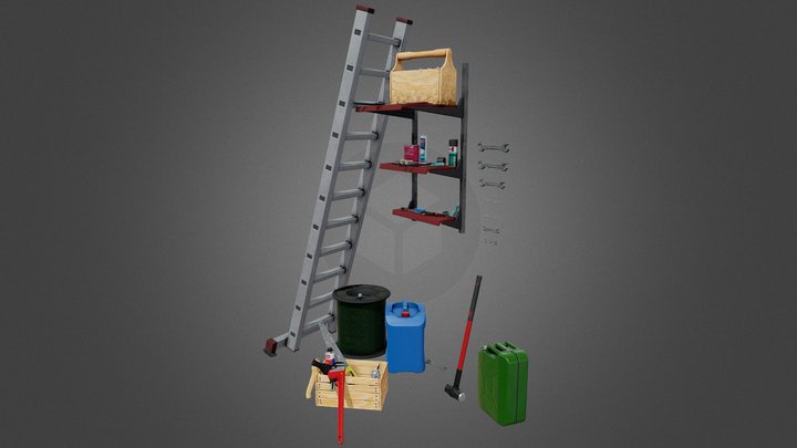 Garage New 3D Model