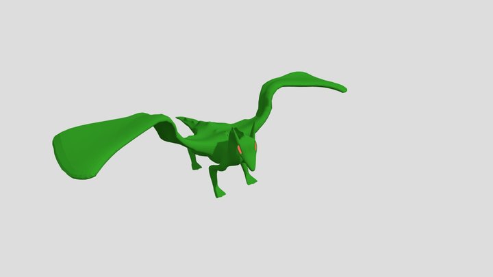 Dragon_Low Poly 3D Model