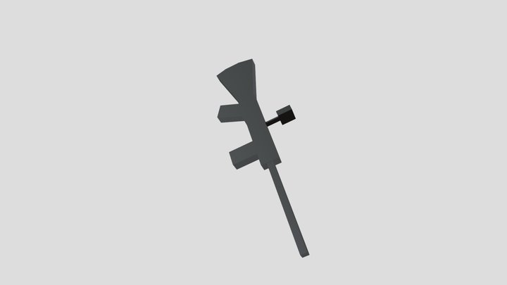 Soldier Soil's Rifle 3D Model