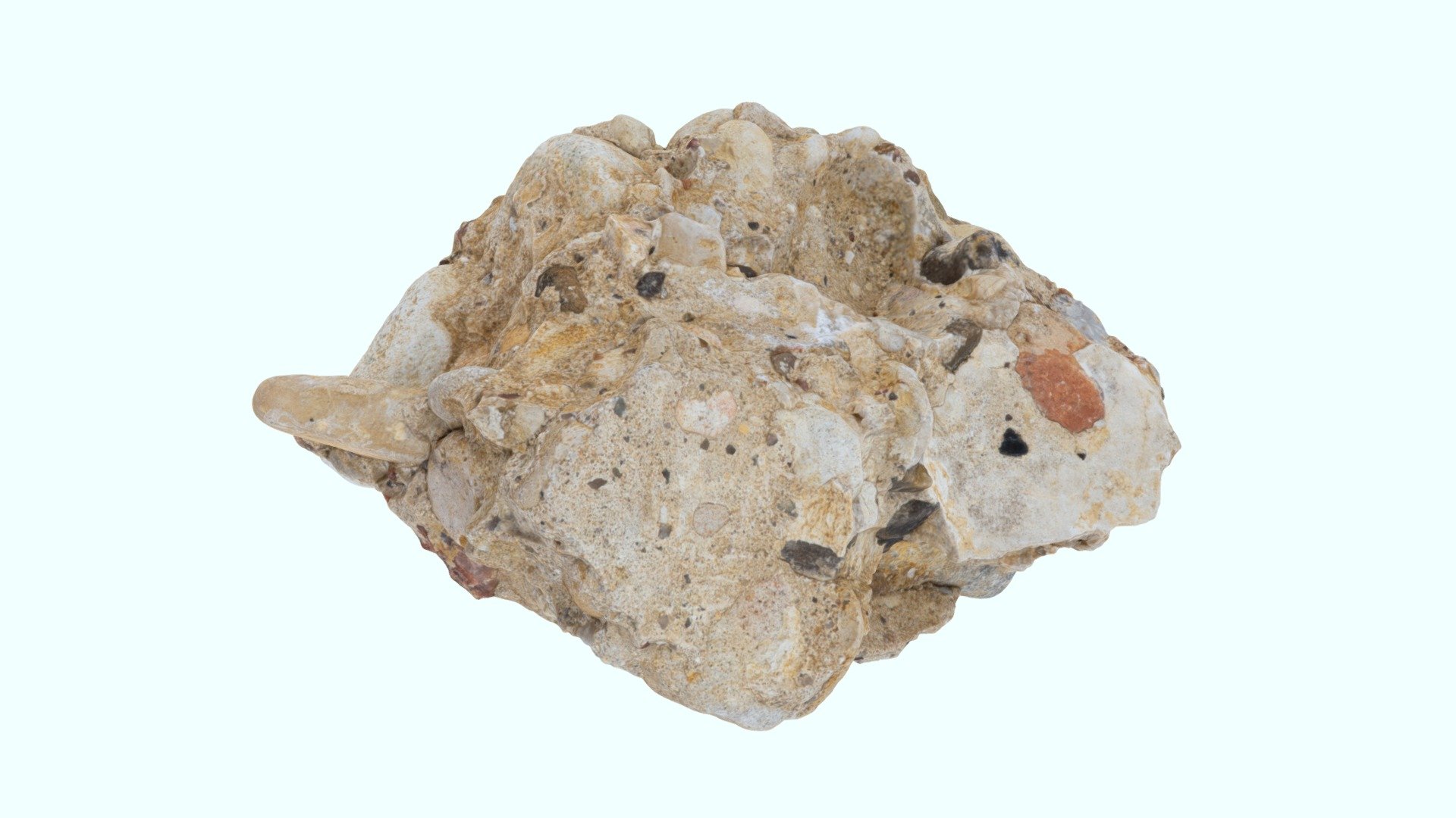 Poudingue polygénique Download Free 3D model by Ecole Nationale