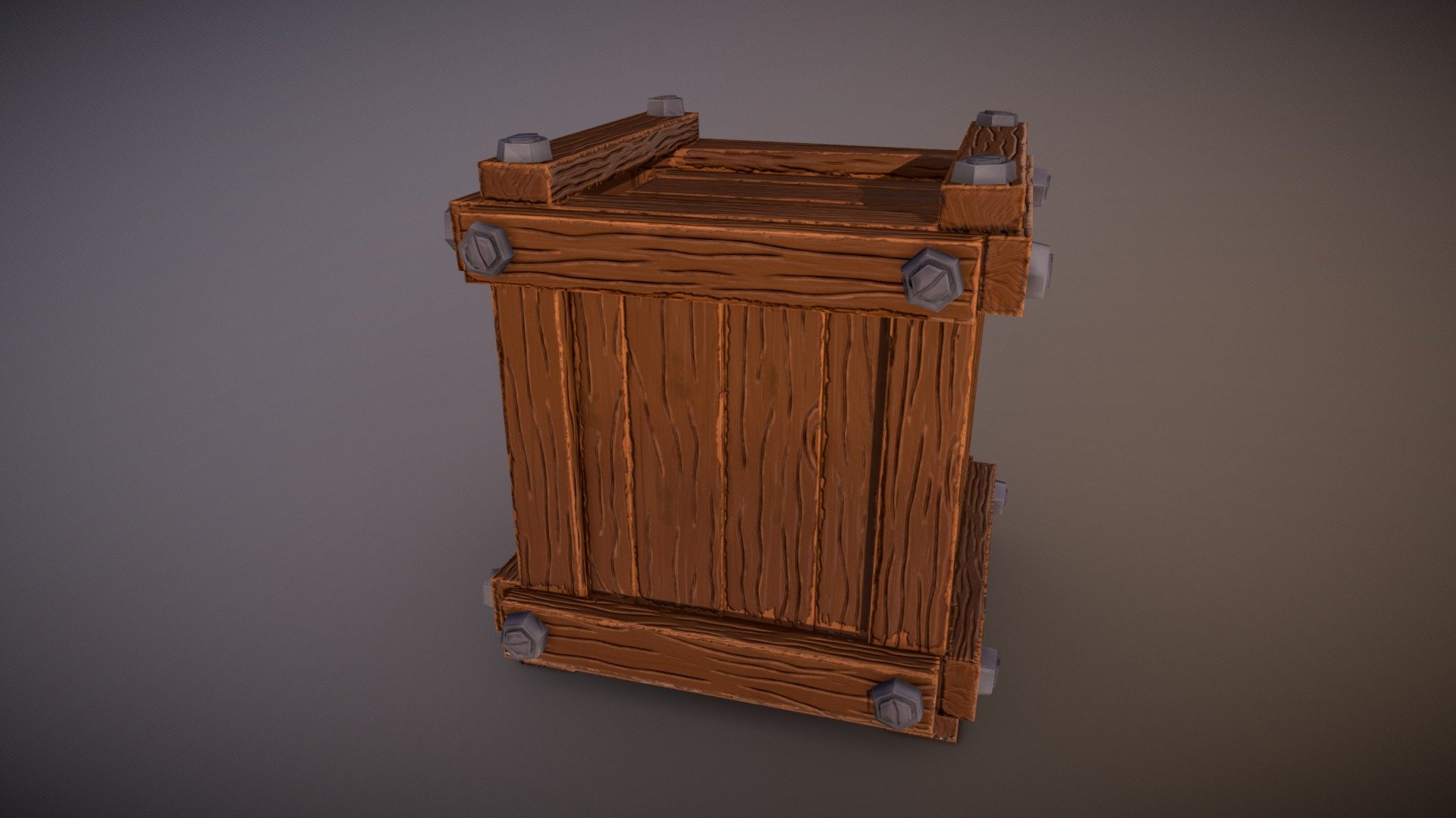 wooden box - 3D model by danielrivera97 [7fd6519] - Sketchfab