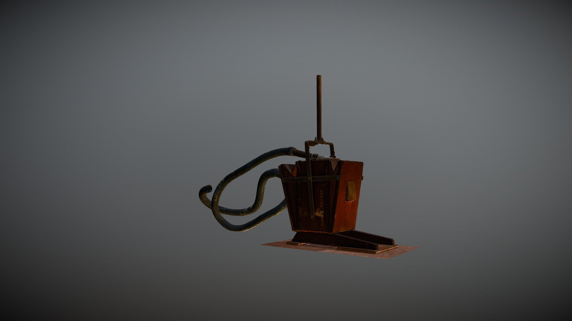 Hand Operated Vacuum - 3D model by parrafuture [7fd679f] - Sketchfab