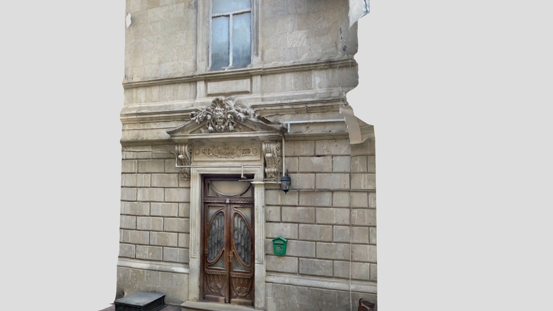 Door with Armenian Engraving in Forshtat, Baku