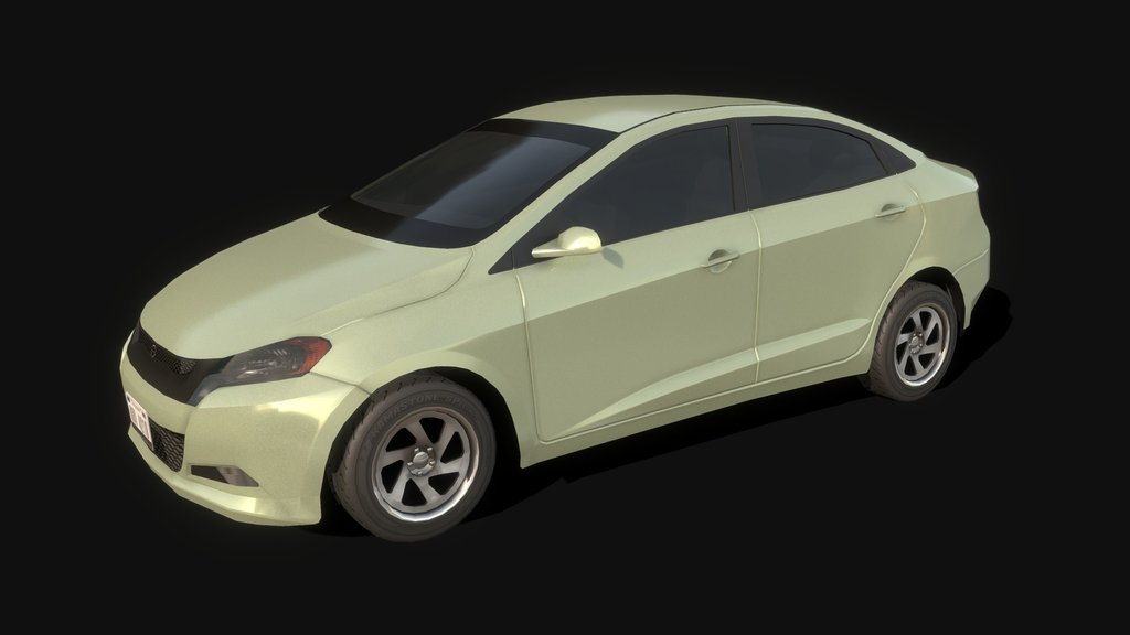 Kiri '10 - Low poly model