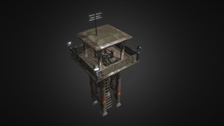Watch Tower 3D Model