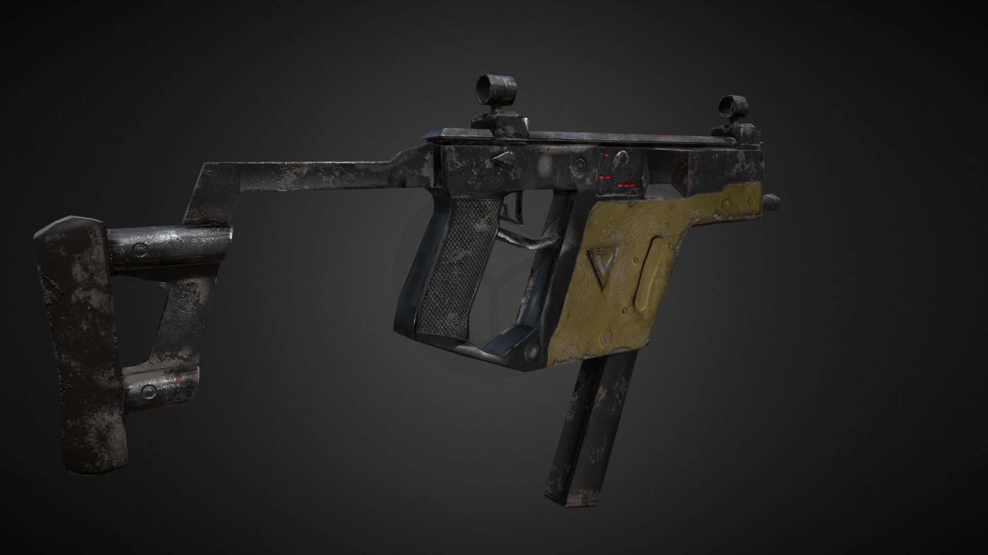 Kriss Vector (Post Apocolyptic) - Download Free 3D model by dreadwolf ...