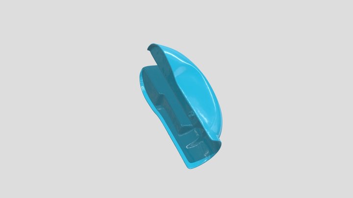 Blue Tank 3D Model