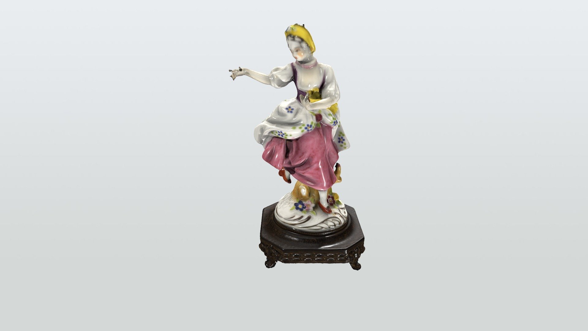 Porcelain Figurine of Girl
