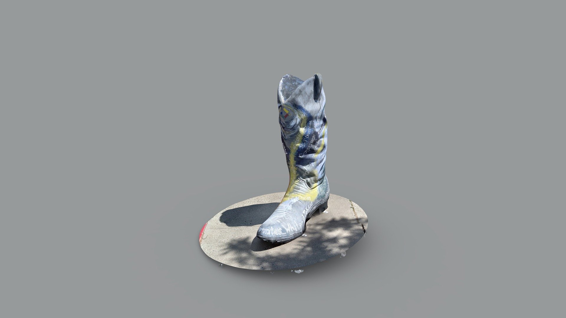 Day 11: Big Boot at Elko NV Public Library