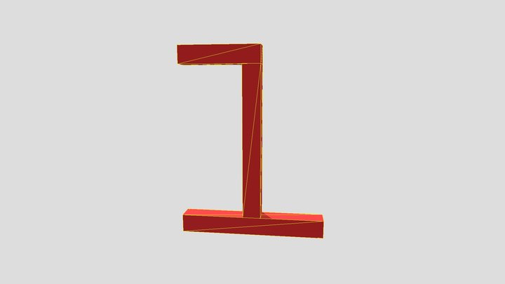 One (Red) 3D Model