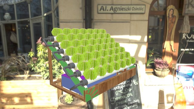 Hydroponic System 3D Model