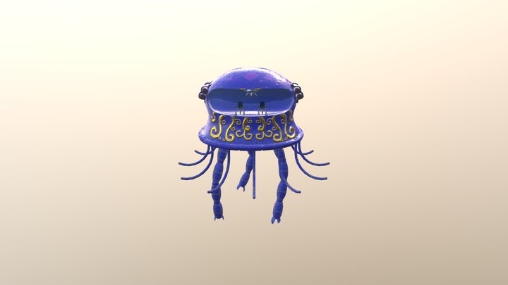 Jellyfish Submarine 3D Model