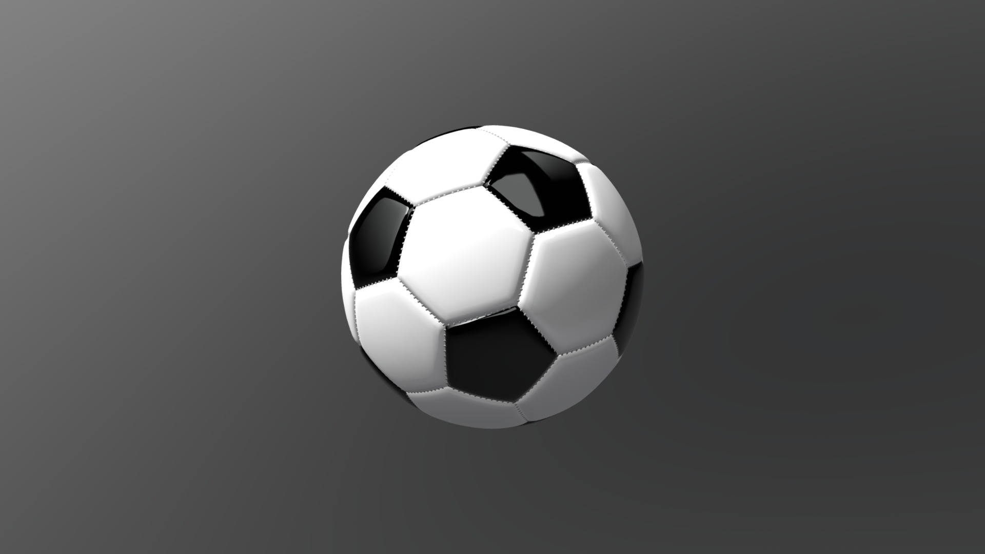 3D model Soccer Ball - This is a 3D model of the Soccer Ball. The 3D model is about a white football ball.