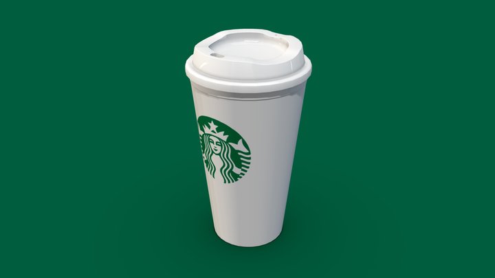 Starbucks Cup 3D Model