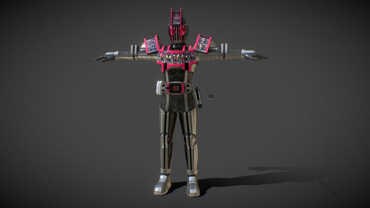 Kamen Rider Decade 3D Model
