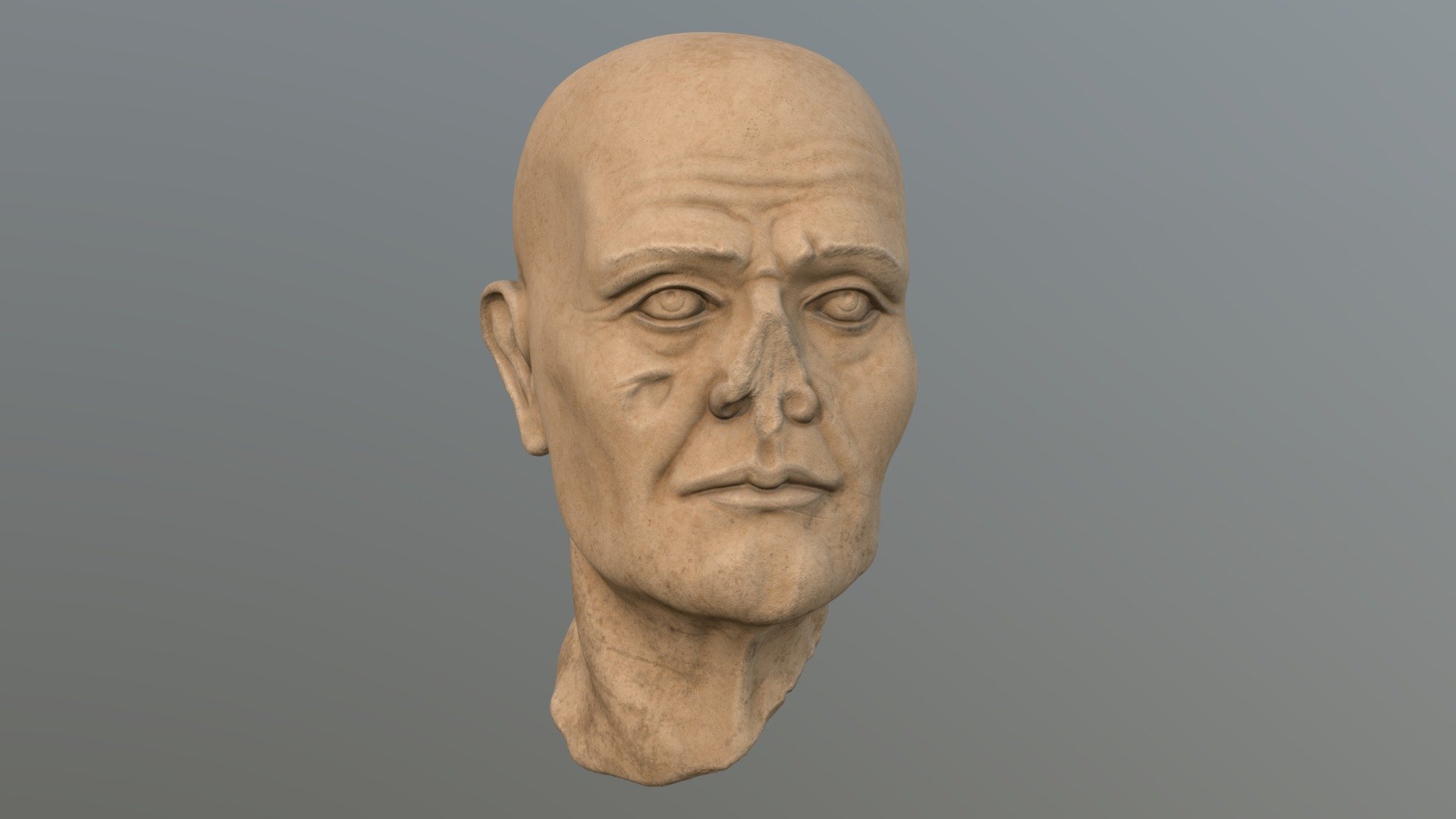 Old man bust 3D model by Curtisd2001 [7fdc1fd] Sketchfab
