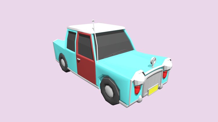 Crumble Car 3D Model