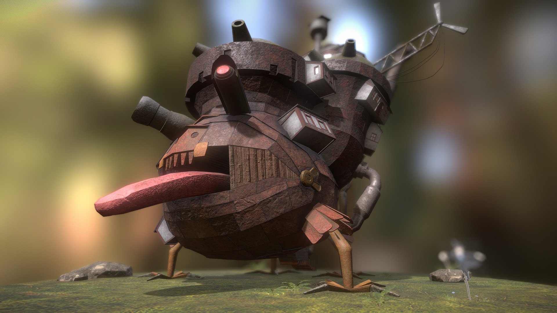 Howl´s Moving Castle - 3D model by Yandrack (@Yandrack) [7fdc61f]