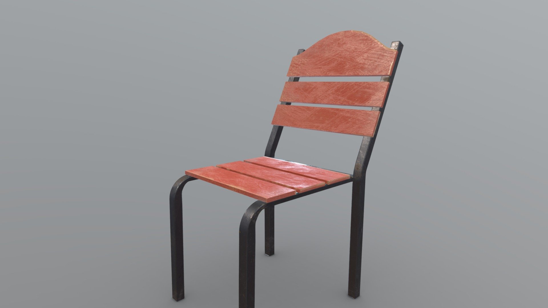 Old Caffe Chair - Asset