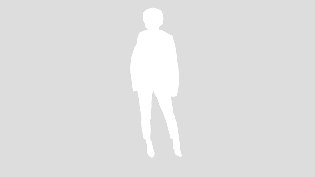 Girl Wrapped Herself In A Blazer