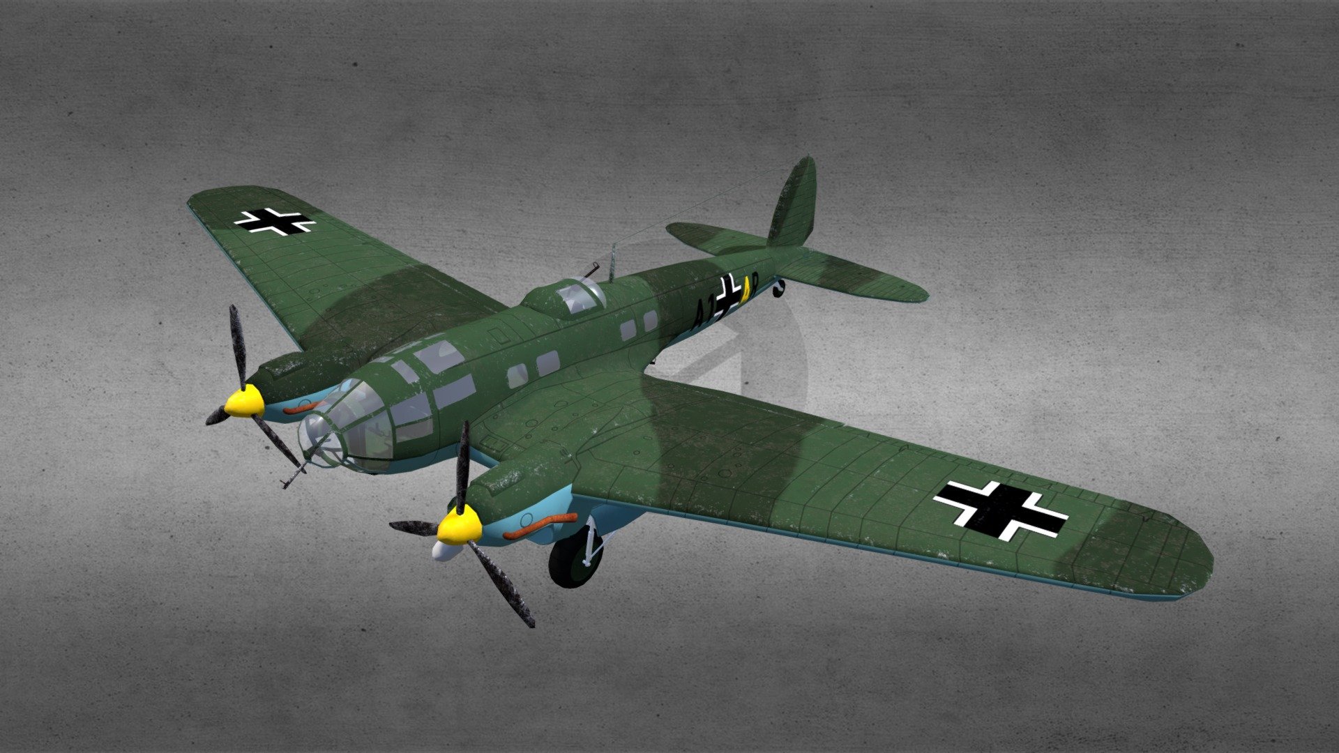 He111 low poly